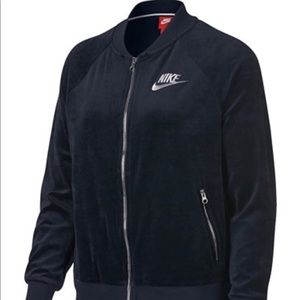 Nike velour tracksuit jacket